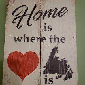 Newfoundland wood sign